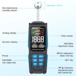 Humidimètre numérique WM710A, non destructif, pour bois, ciment et plâtre, mesure d'humidité – Image 7