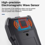 Humidimètre WM700A, détecteur d'humidité inversé à angle complet, avec mesure de température – Image 5