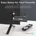 TV Stick Android 12, DQ06, 8K, RAM 4 GB DDR3, stockage 32 GB eMMC – Image 8