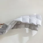 Duvet en plumes d'oie, couverture en duvet blanc, 100% coton égyptien, 4 saisons – Image 6