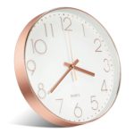 Horloge murale ronde à Quartz, design moderne, diamètre 20 cm