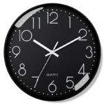 Horloge murale ronde à Quartz, silencieuse, verre antibuée et épaissi 4K, diamètre 30 cm – Image 6
