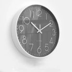 Horloge murale ronde à Quartz, silencieuse, design moderne, diamètre 30 cm