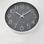 Horloge murale ronde à Quartz, silencieuse, design moderne, diamètre 30 cm – Image 3
