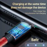 Câble de charge rapide 3 en 1, USB, pour iOS et Android – Image 3