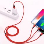 Câble de charge rapide 3 en 1, USB, pour iOS et Android – Image 5