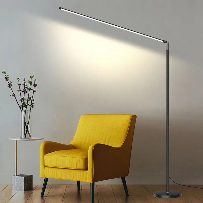 Lampadaire LED 28W réglable avec télécommande – 3600 lm, 3300K-6500K, hauteur ajustable
