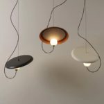 Suspension moderne et simpliste, tulipe en verre, à aimant, trois couleurs – Image 4