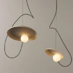 Suspension moderne et simpliste, tulipe en verre, à aimant, trois couleurs – Image 3