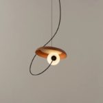 Suspension moderne et simpliste, tulipe en verre, à aimant, trois couleurs – Image 5