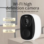 Caméra de surveillance WiFi, FHD 1080P, étanche, rechargeable, dispositif de sécurité extérieur et intérieur – Image 7