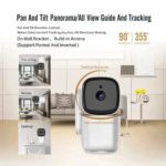 Caméra de surveillance connectée, Wi-Fi, 1080P, vision nocturne améliorée, détection intelligente, suivi de mouvement, Babyphone vidéo – Image 3
