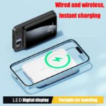 Chargeur de secours magnétique Qi, sans fil, 30'000mAh, 22.5W, charge rapide – Image 6