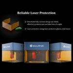 Graveur laser portable, iCube Pro 5W, Bluetooth, filtre à fumée, zone de gravure 130 x 130 mm – Image 5
