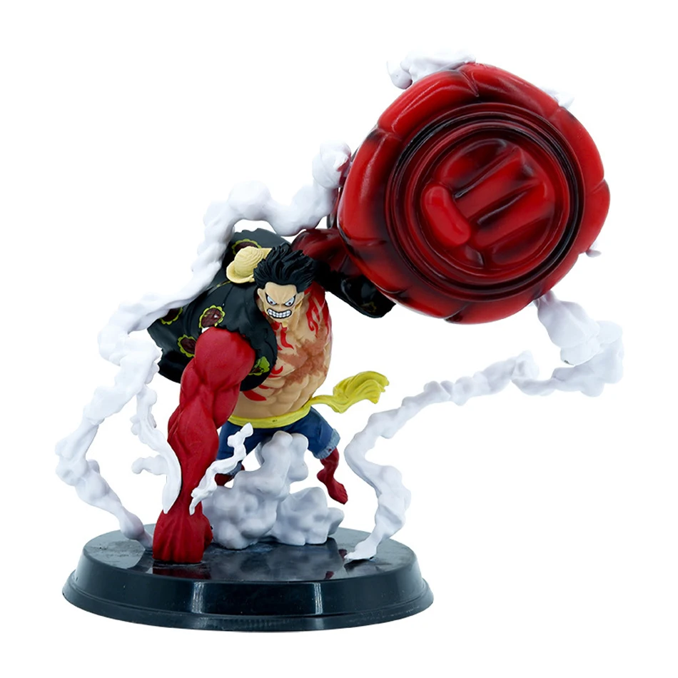 Figurine de Monkey D. Luffy, Gear Four, One Piece, 25 cm