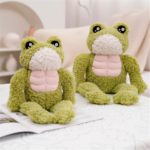 Peluche de grenouille musclée, douce et amusante, 35 cm – Image 4