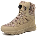 Bottes d'hiver avec bouton rotatif pour homme, isolantes et confortables
