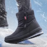 Bottes de neige rembourrées pour homme, imperméables, antidérapantes et confortables – Image 2