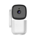 Caméra de surveillance connectée, Wi-Fi, 1080P, vision nocturne améliorée, détection intelligente, suivi de mouvement, Babyphone vidéo
