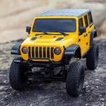 Mini voiture d'escalade RC 2.4GHz, Jeep Wrangler, moteur brossé 4x4, 1/24, 6.5km/h – Image 7