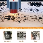 Graveur laser ultra fin 0.01mm, SCULPFUN S9, 5.5W, découpe précise, zone de gravure 410 x 420 mm – Image 15