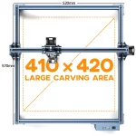 Graveur laser ultra fin 0.01mm, SCULPFUN S9, 5.5W, découpe précise, zone de gravure 410 x 420 mm – Image 19