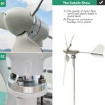 Energie éolienne à vent, 4000W, avec contrôleur MPPT/Hybride, 3 à 5 pales, pour usage domestique – Image 6