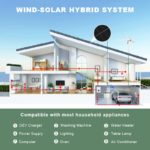 Energie éolienne à vent, 3000W, avec système hors réseau, 5 pales, pour usage domestique – Image 3