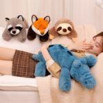 Peluche d'animaux paresseux, raton laveur, renard, crocodile, douce et confortable, de 43 à 63 cm – Image 2