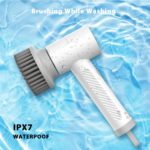 Brosse de nettoyage électrique sans fil, pour salle de bain, étanche et rechargeable – Image 6