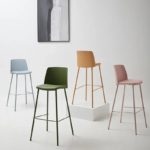 Chaise de bar moderne, décontractée et minimaliste, 65 cm