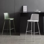 Chaise de bar moderne, décontractée et minimaliste, 65 cm – Image 5