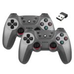 Lot de 2 manettes de jeux sans fil, 2.4G, pour console de jeux, PC, Android, large compatibilité – Image 2