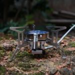 Réchaud à gaz à trois têtes, haute puissance 5800 W, avec allumage électrique, cuisinière de camping avec boîte – Image 6