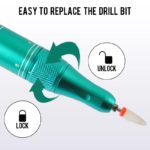 Ponceuse à ongles électrique sans fil, 35'000 tr/min, rechargeable, pour manucure et pédicure – Image 5