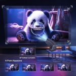 Projecteur portable Android 11, HY320, 1920x1080P, 4K, WiFi 6, rotation 180°, Home cinéma – Image 4