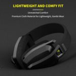 Casque de jeu sans fil avec microphone rabattable, 2.4G, Bluetooth, pour PC, PS4 et PS5 – Image 4