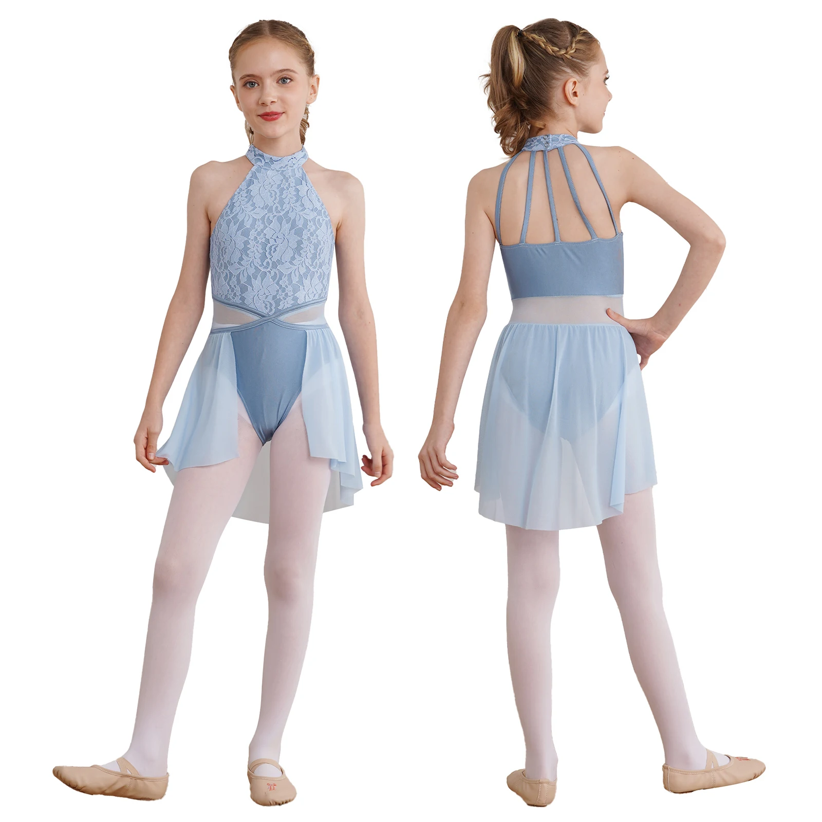 Costume de danse de ballet pour enfant, Justaucorps, respirant et confortable à porter