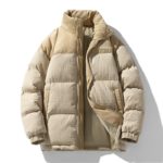 Veste doudoune épaissie, à l’épreuve du vent, décontractée, parka rembourrée