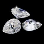 Pierre précieuse Moissanite, taille poire de 0,1 à 13 ct, couleur D VVS1, avec certificat GRA – Image 5