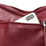 Sacs à bandoulière en cuir, fourre-tout avec poches de rangements – Image 11