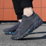 Chaussures de marche à enfiler, respirantes et confortables, baskets ultralégères et décontractés – Image 3