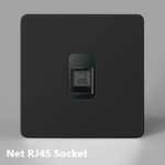 Interrupteur d’éclairage en acier inoxydable, à bouton-poussoir, 2 voies, Rj45, TV, Type 86, noir – Image 11