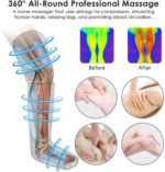 Masseur de jambes à compression d'air, rechargeable, 3 intensités et 6 modes – Image 6