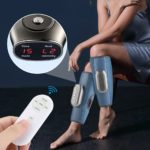 Lot de 2 masseurs chauffants des mollets à pression d’air 360°, appareil de relaxation et de traitement, pressothérapie – Image 2