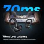 Écouteurs sans fils, Soundpeats Wings 2, Bluetooth 5.3, étanches, avec crochet d'oreille, 30 heures d'autonomie – Image 6