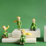 Ensemble de figurines en résine, Le Petit Prince, Renard et la Rose, artisanat, décoration – Image 4