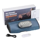 Lot de 2 masseurs chauffants des mollets à pression d’air 360°, appareil de relaxation et de traitement, pressothérapie – Image 10