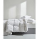 Couette en duvet d'oie 140 x 200 cm, tissu 100% coton égyptien, couette douce et moelleuse, 4 saisons – Image 2