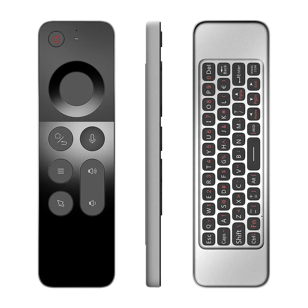 Télécommande sans fil W3, 2.4G, Voice Air, mini clavier, Android, PC